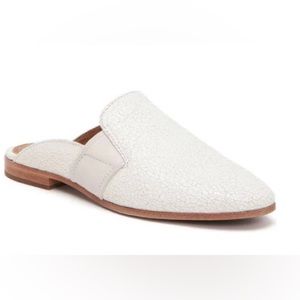 FRYE Crackle Slip On Mules